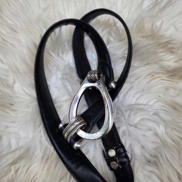 Modernist leather belt M/L - Picture 6 of 14